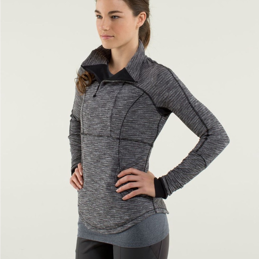 lululemon athletica Heathered Black Jacket